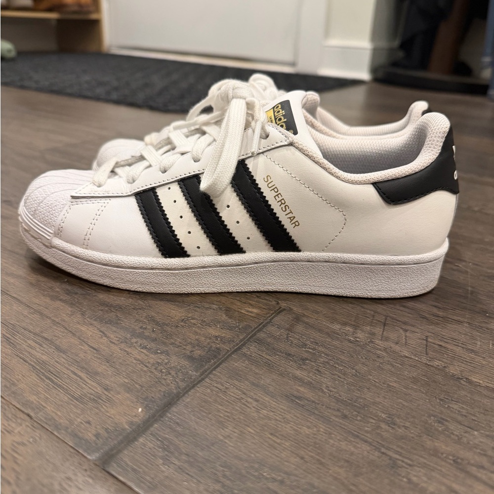 Adidas Women’s Superstar Shoes - White and Black